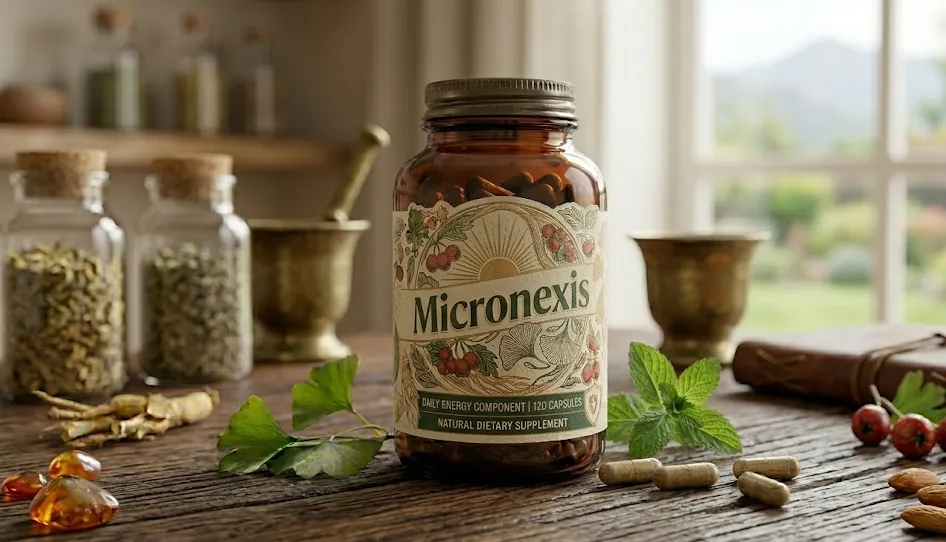 Micronexis product packaging in studio lighting